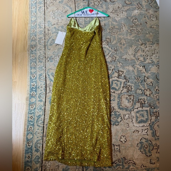 Never Fully Dressed Green Sequence Dress size 6 - Picture 5 of 8